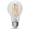 Feit Electric Feit Enhance A19 E26 (Medium) Filament LED Bulb Soft White 100 Watt Equivalence 2 pk A19100CL927CAF2 - alternate 5